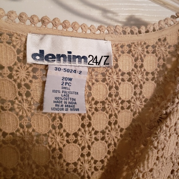 Roaman's plus size 2pc blouse - Picture 4 of 4